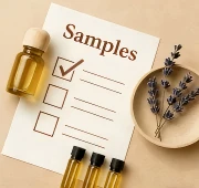 essential oil sample essential oil sample
